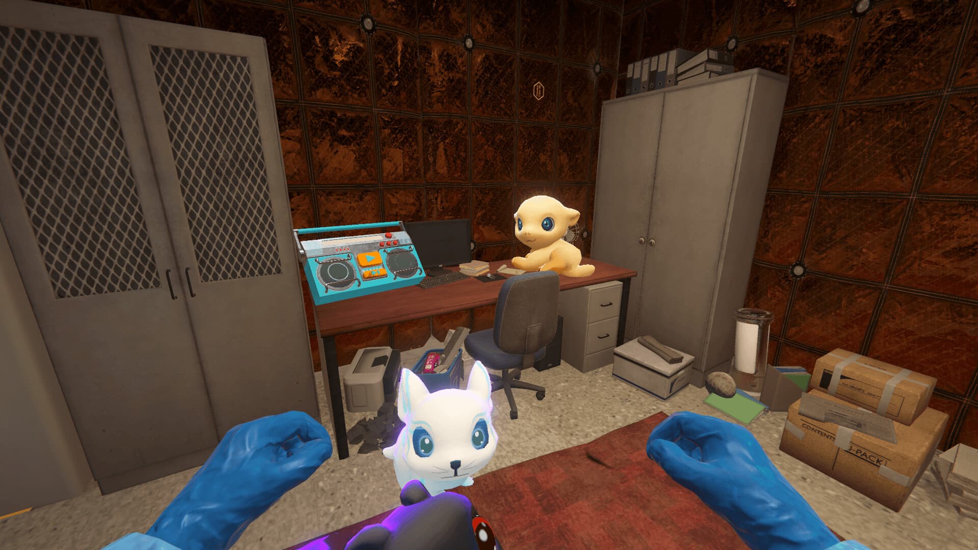 Full in-game screenshot of the battle station console